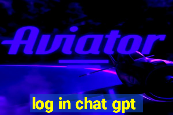 log in chat gpt